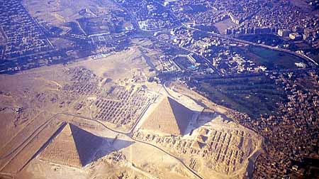 Piramidi dall'alto