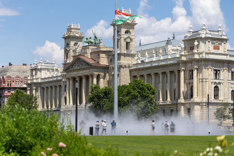Budapest, ex Palazzo di Giustizia in piazza Kossuth